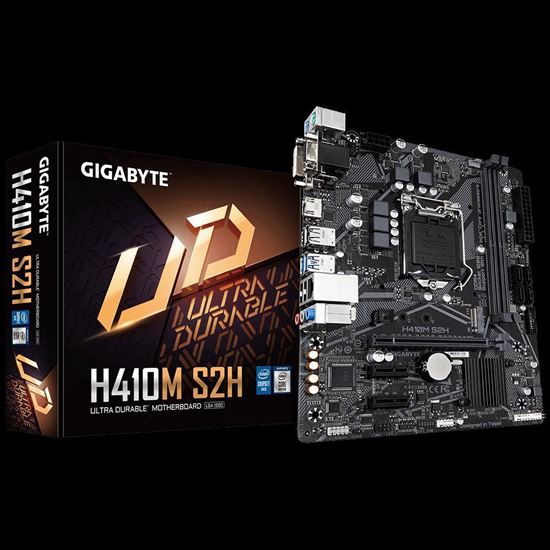 Gigabyte H410M S2H Intel H410 Soket 1200 DDR4 2933MHz mATX Gaming Anakart. ürün görseli