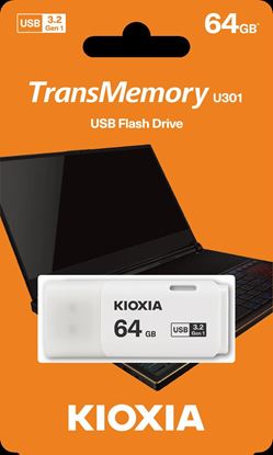 Resim Toshiba Kioxia TransMemory U301 LU301W064GG4 64GB USB 3.2 Flash Bellek