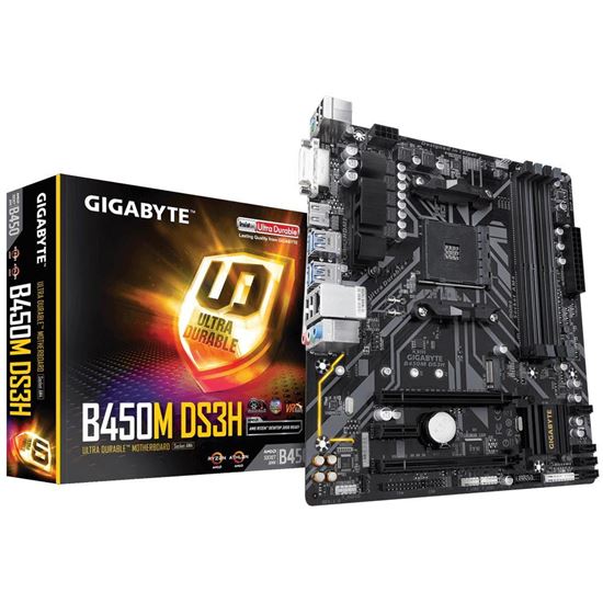 Gigabyte B450M DS3H AMD B450 Soket AM4 DDR4 3600(OC)MHz mATX Gaming Anakart. ürün görseli