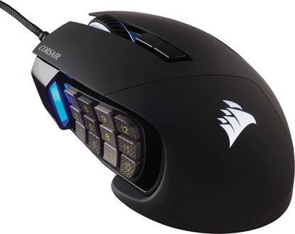 Resim Corsair Scimitar RGB Elite CH-9304211-EU 18.000 DPI 17 Tuş Optik Kablolu Gaming Mouse