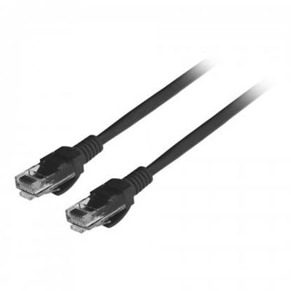 Resim Frısby Fa-C6726b Cat6 Patch Kablo Siyah 30Cm