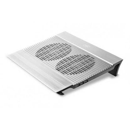 Resim Deep Cool N8 Alüminyum 140mm Çift Fanlı 15.6" Notebook Soğutucusu